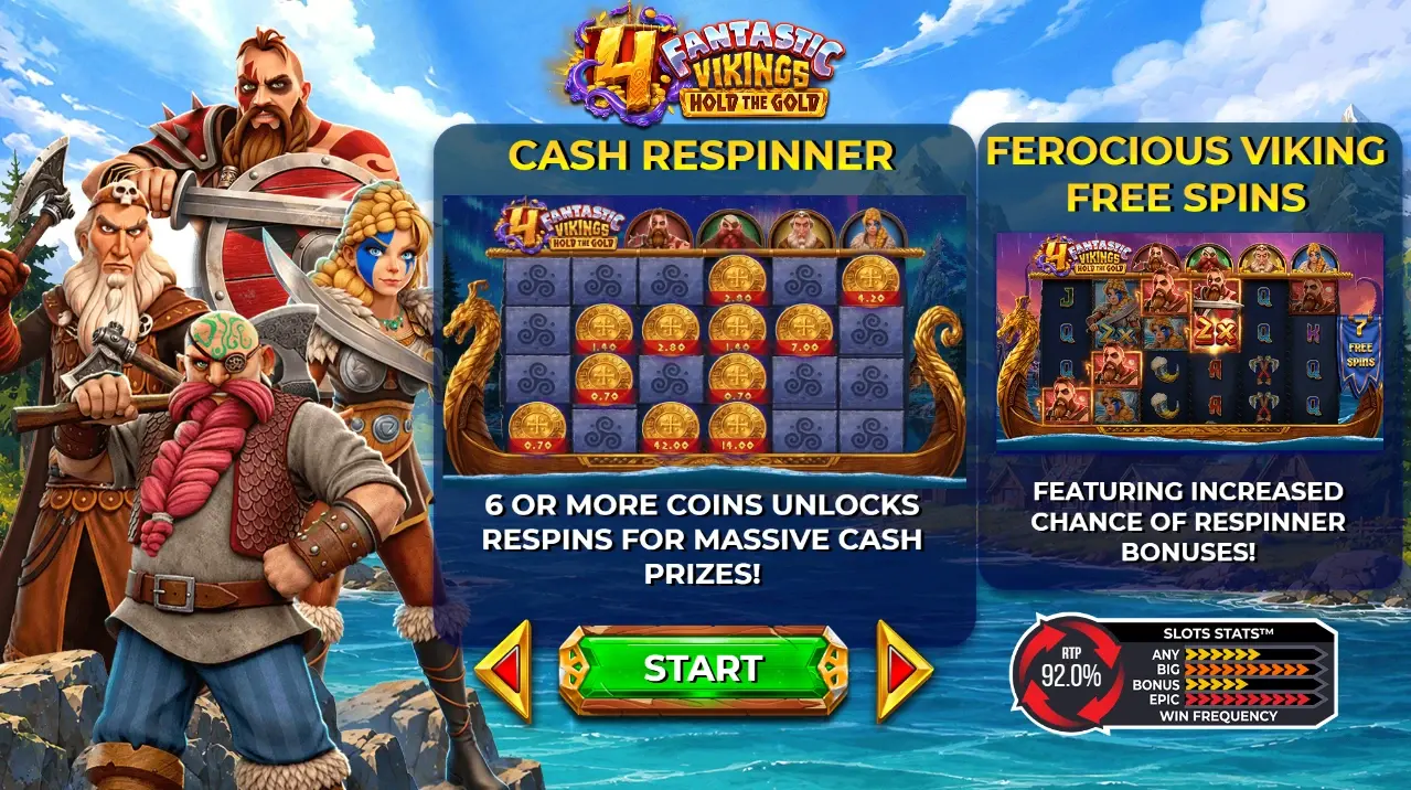 Title splash with Cash Respinner preview