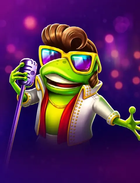 Elvis Frog in Vegas