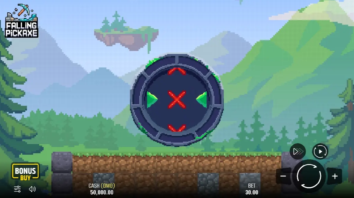 Base game with circular selection reel